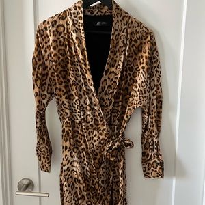 Zara- cheetah print mini skort-dress SIZE S